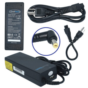 19V/4.74AH Cargador/adaptador para laptop OVALTECH OTAC-E55 de 90W - 19V, 4.47A (5.5*1.7)