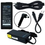 Cargador/adaptador de corriente c/cable OTAC-E60 para computadora portatil + usb 65w - 19v 3.42a (4.0*1.35) usb salida: 5v, 2.1amp marca OVALTECH