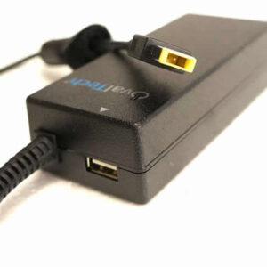 adaptador para Computadora Portatil 20V/3.25AH + USB Cargador / Adaptador para Laptop OTAC-E77-65W OVALTECH de 20V/3.25A (LENOVO CUADRADA)