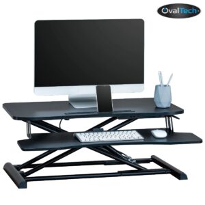 Estación de Trabajo De Pie Y Sentado OVDESK-800MM OVALTECH de dimensiones 800x400mm