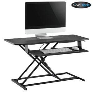 Estación de Trabajo De Pie Y Sentado OVALTECH OVDESK-950MM de 950x400mm
