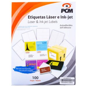 PCM Etiqueta LASER PL2113100 8 1/2 pulgadas X 5 1/2 pulgadas