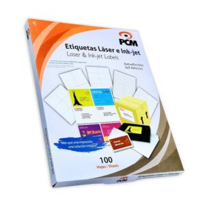 PCM Etiqueta LASER PL5163100 4 pulgadas X 2 pulgadas C/100