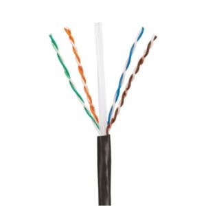 Cable de cobre PANDUIT PUO6C04BL-CEG - 305m, Negro, Exterior, Cat6