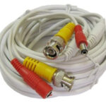 PROVISION-ISR PR-CA20 Cable siamés coaxial Pre-ensamblado de 20 metros de largo - incluye conectores de video y energía