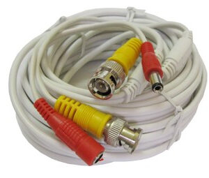 PROVISION-ISR PR-CA20 Cable siamés coaxial Pre-ensamblado de 20 metros de largo - incluye conectores de video y energía