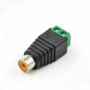 Qian conector cat5-cat6 de utp audio - video / rca hembra /video para cctv pin2 videovigilancia mod. QAY-60305