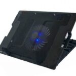 Base Enfriadora - luz led, 5 ángulos ajustables, 9 a 17 Pulgadas, Negro, BROBOTIX 917140