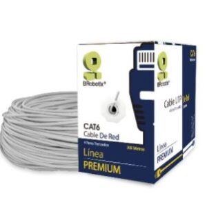 Bobina UTP - Cat6, 305 m, Interior, Gris, 100 Cobre, BROBOTIX 065144