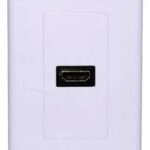 Tapa - faceplate de 1 panel con jack hdmi hembra - universal, standard, blanco, BROBOTIX 163225