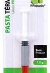 Pasta térmica para cpu - 1.5 gramos, en jeringa p/fácil aplicación, color plata, BROBOTIX 034600