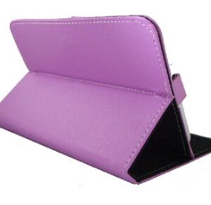 Funda para tableta BROBOTIX 070020L - 7 pulgadas, Morado, Vinipiel, Universal