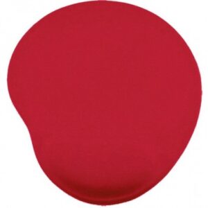 EMP0001SL Mouse Pad - C/ Almohadilla Tipo Gel, ROJO, Antiderrapante, Monótono, 24.5*21.5*0.2 Cms, BROBOTIX 500074R