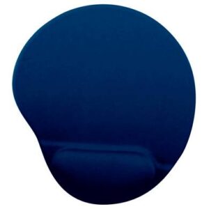 Mouse Pad - C/ Almohadilla Tipo Gel, AZUL MARINO, Antiderrapante, Monótono, 24.5*21.5*0.2 Cms, BROBOTIX 500074A