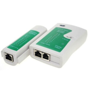 Probador de cables de red rj45 cat5 - 5e, 6 / utp, y rj11, rj12, lan, BROBOTIX 567357