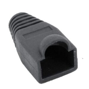 Protector de Plug Bota para RJ45 BROBOTIX 351972 - RJ-45, Gris Caja, 100 piezas