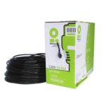 Bobina UTP - CAT5e, 305 m, Exterior Con Gel, Negro, CCA, BROBOTIX 183055