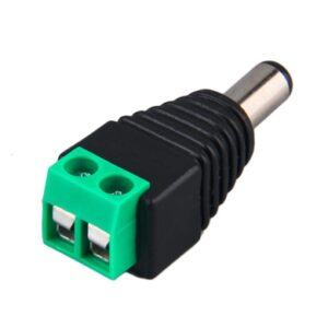 ADAPTADOR TIPO JACK BROBOTIX 170144 - Plug Vcd, Macho, Negro, Cobre