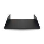 Charola Lisa para Rack 2U X 35 cms BROBOTIX 830733 - Negro, Acero, 20 kg, 2U