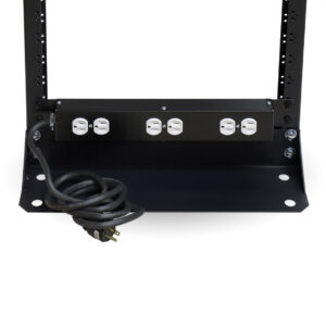 833015 Barra para Rack de 6 Contactos 15 Amperes 1U BROBOTIX 810624 - Negro, Acero, 1U