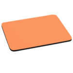 Mousepad BROBOTIX ANTIDERRAPANTE COLOR NARANJA - 22, 5 cm