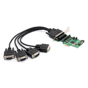 Tarjeta Serial BROBOTIX 651916 - PCI express, 4 puertos