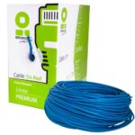 Bobina UTP - CAT5e, 100 m, Interior, Azul, CCA, BROBOTIX 400052