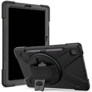 Funda protector c/correa - uso rudo, giro 360º, p/samsung galaxy tab s6 lite 10.4, c/mica, sm-p610/p613/p615/p619, BROBOTIX 6001516