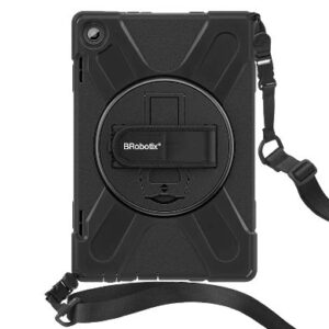 Funda protector c/correa - uso rudo, giro 360º, p/lenovo tab m10, 10.1, c/mica, 3rd tb-328fu/tb-328xu, BROBOTIX 6005200