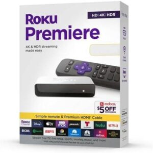 ROKU PREMIERE 3920RW Roku Premiere Streaming 3920RW incluye cable HDMI de alta velocidad.