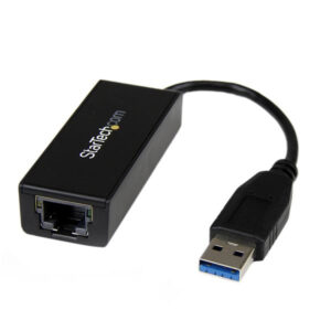 USB31000S Tarjeta de Red Externa StarTech.com - USB 3.0, RJ/45, Macho/hembra, Negro