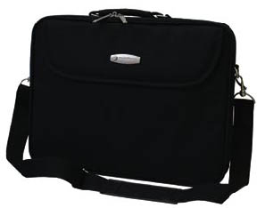 TZEST01N Maletín Essential TECHZONE - de 15.6 pulgadas con marco protector, confeccionado en nylon de alta resistencia, garantía limitada de por vida.