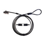 TECHZONE TZNK701 Candado de llave para laptop tipo t v-bar longitud de cable 1.8 mts grosor del cable 4mm