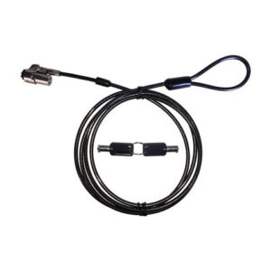 TECHZONE TZNK701 Candado de llave para laptop tipo t v-bar longitud de cable 1.8 mts grosor del cable 4mm