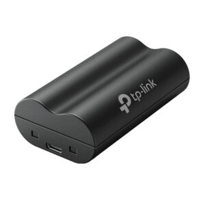TP-LINK Batería para Cámaras y Timbres Tapo (Tapo A100) Carga completamente tu batería alrededor de 5 horas con un cable de carga USB.