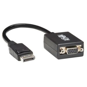 Adaptador Displayport a VGA TRIPP-LITE P134-06N-VGA - Negro, DisplayPort, VGA, Macho/hembra