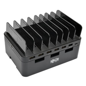 TRIPP-LITE U280-007-CQC-ST Estación Tripp Lite de Carga USB de 7 Puertos con Quick Charge 3.0 - Puerto USB-C, Almacenamiento de Dispositivo, Salida de Carga USB 5V 4A (60W) U280-007-C