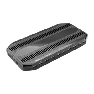 TRIPP-LITE Estación de Carga USB Tripp Lite con 10 Puertos con Almacenamiento Ajustable - Salida del Cargador USB 12V 8A (96W) U280-010-ST