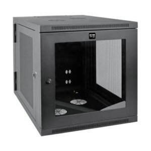 TRIPP-LITE Gabinete pequeño SmartRack - Tripp Lite, Modelo SRW12US33G, El gabinete para instalación en pared asegura y organiza 12U de racks de 19 Pulgadas
