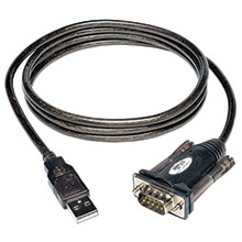 U209-000-R Adaptador USB TRIPP-LITE - DB9, Negro