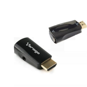 Convertidor HDMI a VGA VORAGO ADP-208 - 3, 05 m, HDMI, VGA/3.5mm, Macho/hembra, Negro