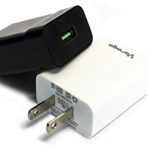 Cargador VORAGO AU-302-WH - Blanco, Fast Charge 2.4A