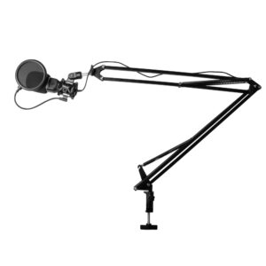 Brazo para micrófono GAME FACTOR MAG500 ajustable - negro