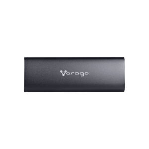 Enclosure. VORAGO SDD-400. Carcasa M.2 - SATA NVME, Soporta 2 TB, USB C y USB A 3.1.
