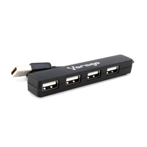 HU-100 Hub USB VORAGO - 480 Mbit/s, Negro