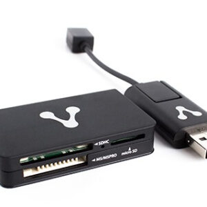 Cr-300 Lector de memoria VORAGO - 480 Mbit/s, Negro