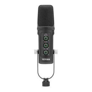 Yeyian microfono condensador kit streaming agile nl - black, brazo de tijera, soporte u, mont antichoque, filtro, mont en mesa usb b-usb a YSA-UCHQ-01