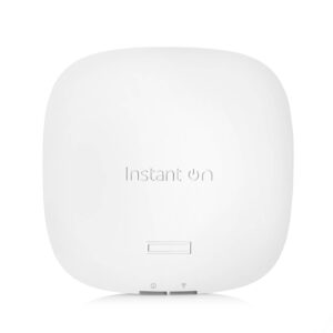 Hewlett Packard Enterprise Instant On AP22 Bundle Access Point HPE Instant On AP22 802.11ax Wi-Fi 6 Incluye adaptador AC/DC 12 V/18 W (R6M51A)