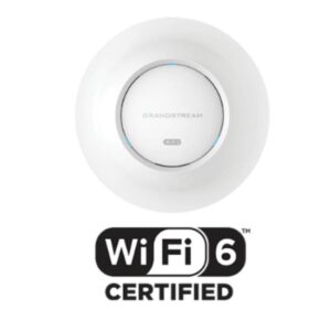 Grandstream GWN7664E Punto de Acceso Wifi 6 - puertos 2, 5 Gigabit con PoE+, admin en la nube(Gratuito), Interior, MIMO, Cobertura hasta 175 mts y 512 usuarios