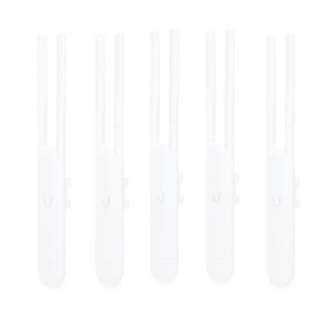 Paquete de 5 Access Point UBIQUITI UAP-AC-M-5 - 867 Mbit/s, 1, 4 dBi, Fast Ethernet, WLAN 802.11b/g/n, dual-polarized directional MIMO